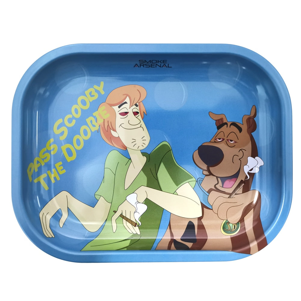 2023 NEW Sweet Pink Rolling Tray 18*14 CM Metal DIY Tobacco Tray Herb Smoke Roller Plate Gifts Cute Smoking Accessories Gifts